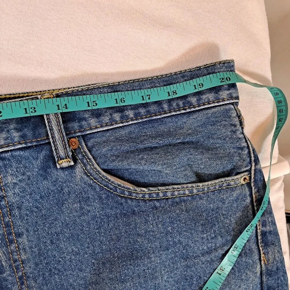 Levi's Men's 505 Jeans Size 38 x 30 Straight Medium Wash 100% Cotton